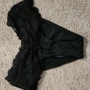 Beach Bunny Anise Skimpy Bottom - Black